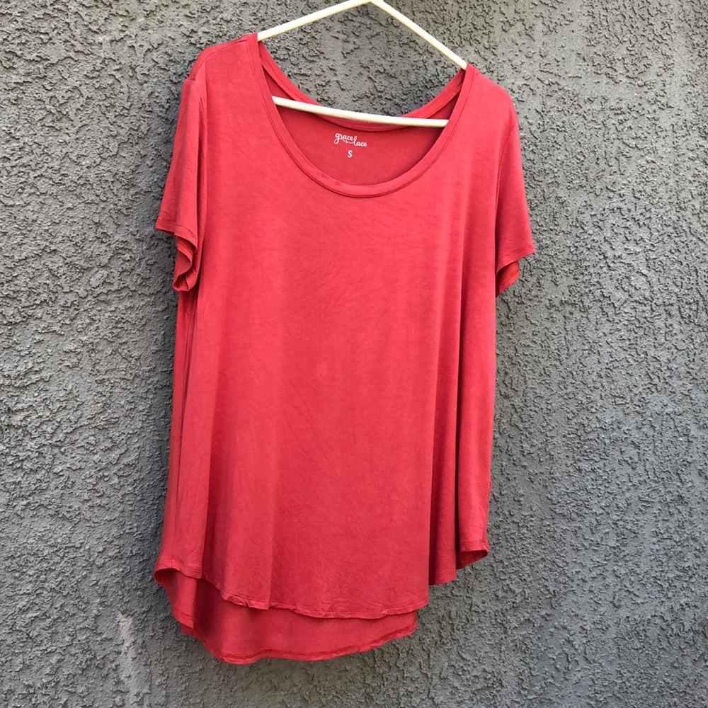 Grace and Lace Perfect Scoop Neck Tee